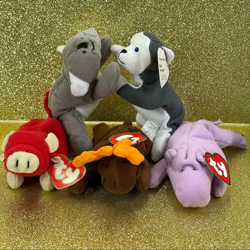 Lot of Ty Beanie Babies‎ ( most with tags)